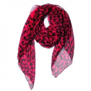 ALEXANDER MCQUEEN 52"-Square silk scarf Authentic